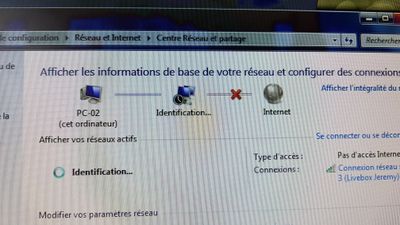 l'identification ne se fait pas