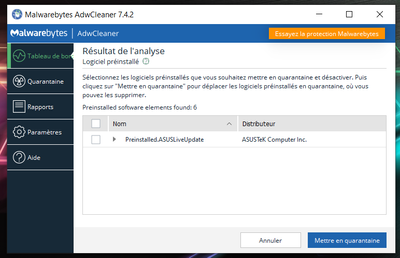 Juste mon programme de mise a jour ASUS