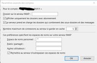 paramètres avancés