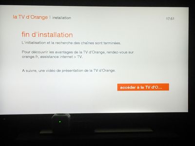 Propose l'accès à la tv d'orange
