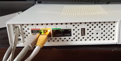 Branchement panneau arrière Live box 2