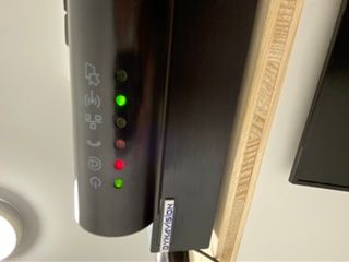 Le voyant rouge clignote