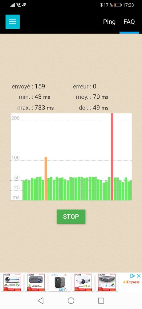 Je suis désolé mais je n'arrive à avoir que ça pour l'instant car je n'arrive pas à faire marcher le site que vous m'avez donné