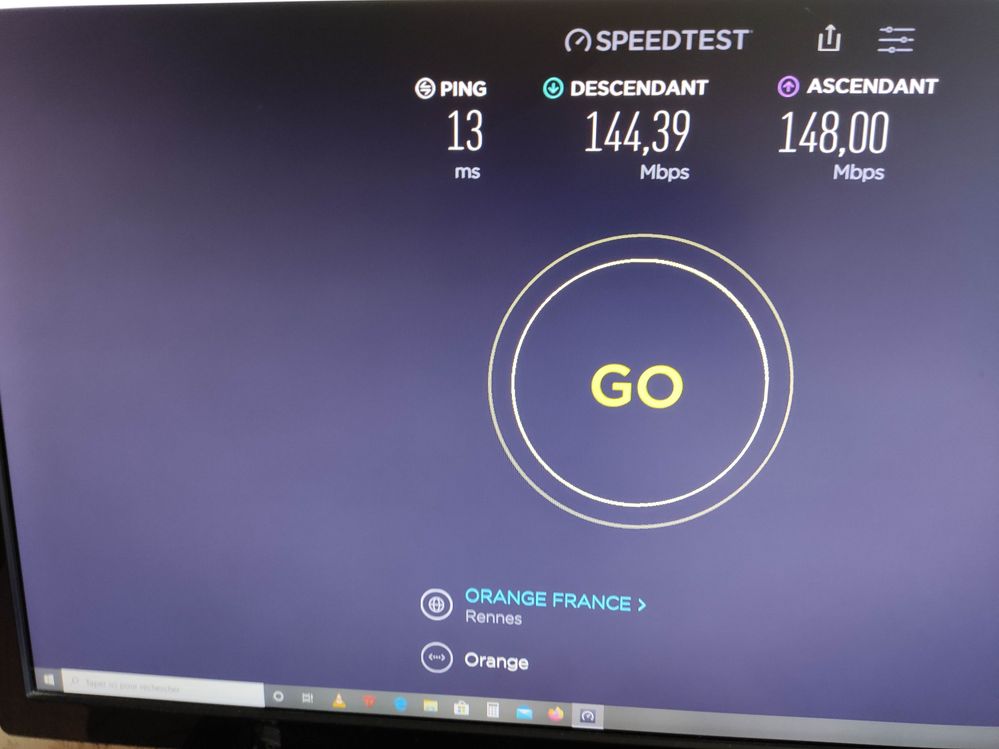 Voici le résultat dans les conditions demander