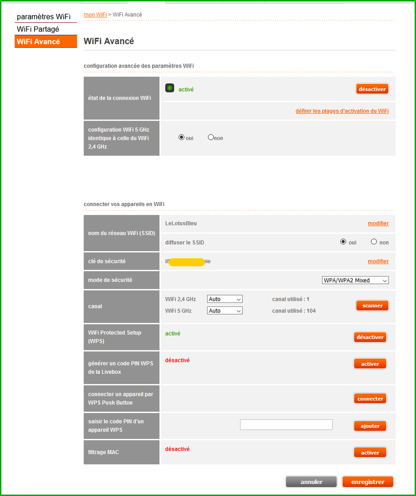 Rubrique : Wifi avancé