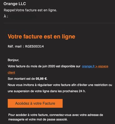 email en question