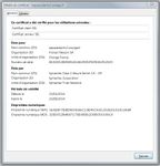 Certificat SSL pour Espace Client Orange