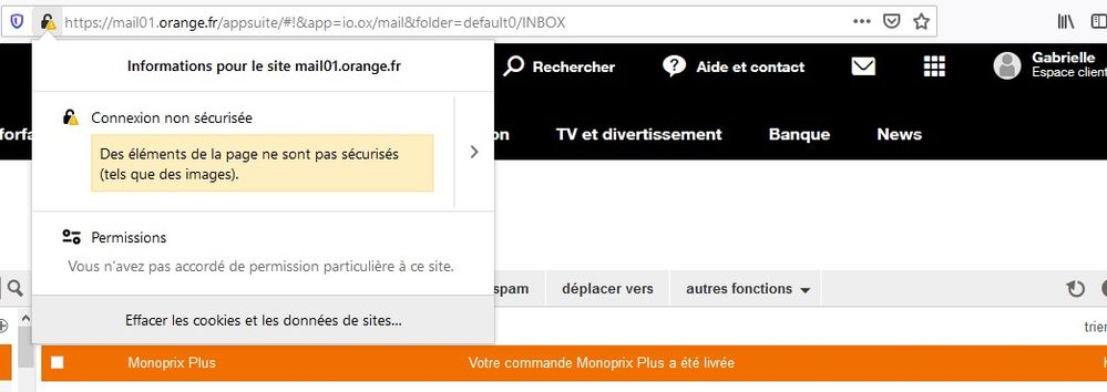 le site et la boite mail sont en https, mais à l'ouverture des mails, les images publicitaires sont en http, donc modifiable par un pirate