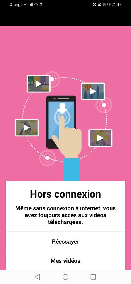 Voilà se que sa me fait depuis la mise à jour j ai redémarrer Mom téléphone desintaller et réinstaller la application mais rien ne marche