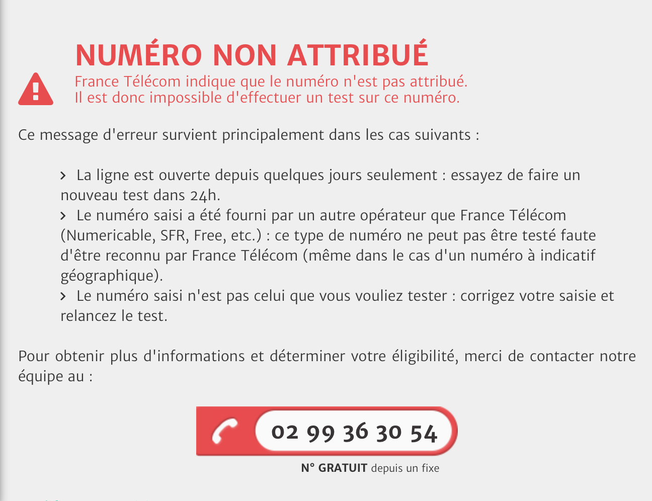 Numero De Telephone Non Eligible Communaute Orange