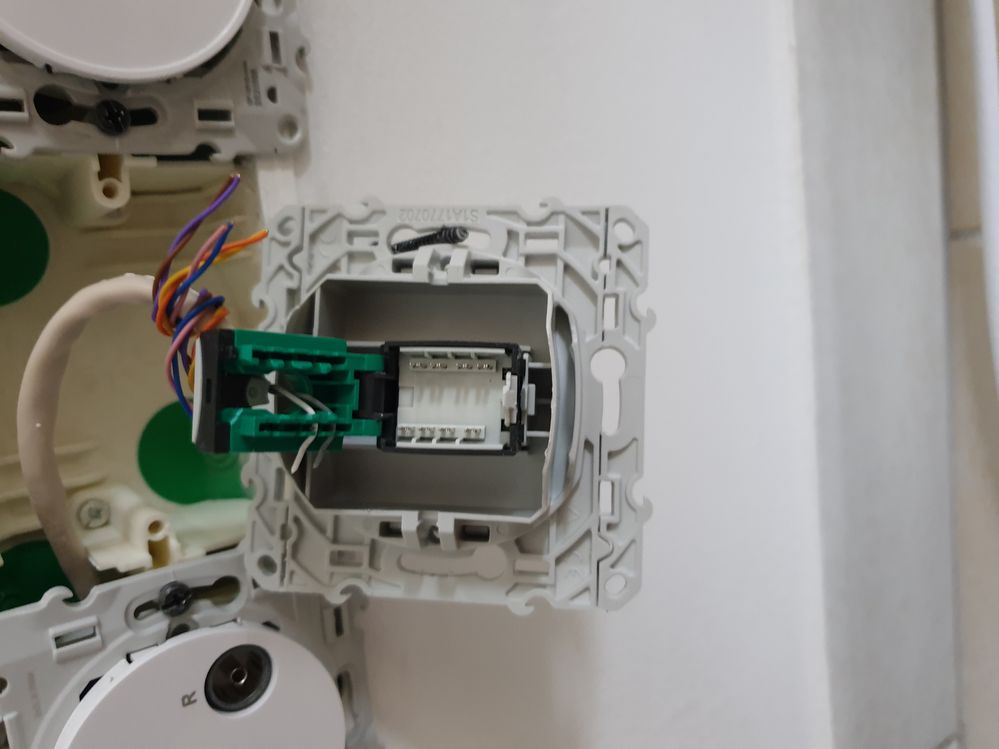 Prise rj45 du séjour