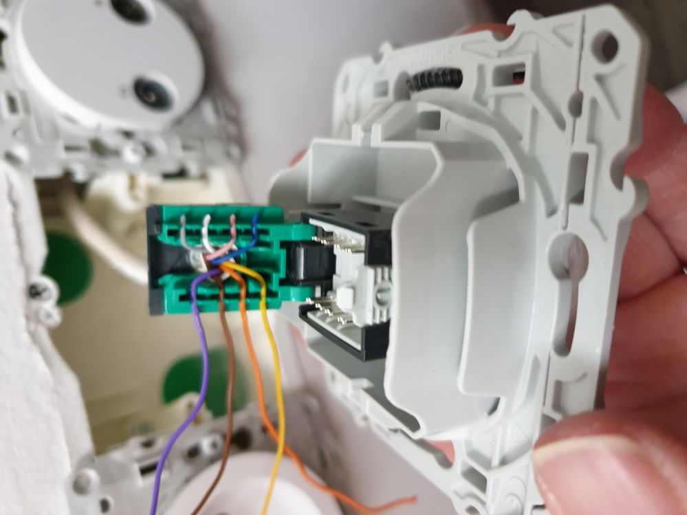 Branchement des 8 fils