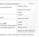 Modifier une réponse