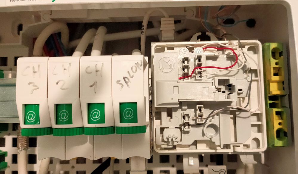 DTI où seulement le salon est raccordé