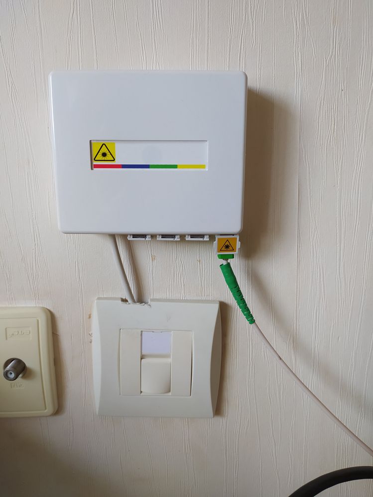 PTO + Prise RJ45 salon