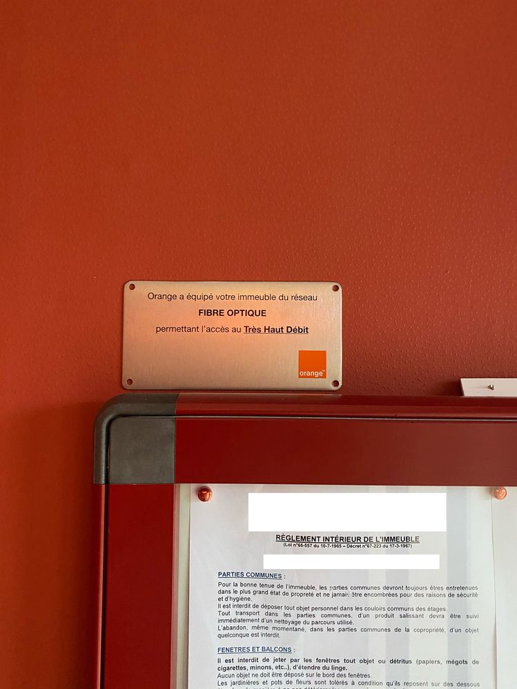 Plaque Orange