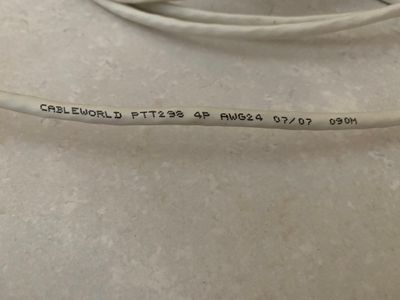 Ancien câble réseau