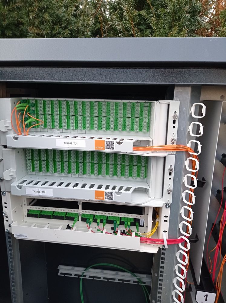 Vue des coupleurs Orange