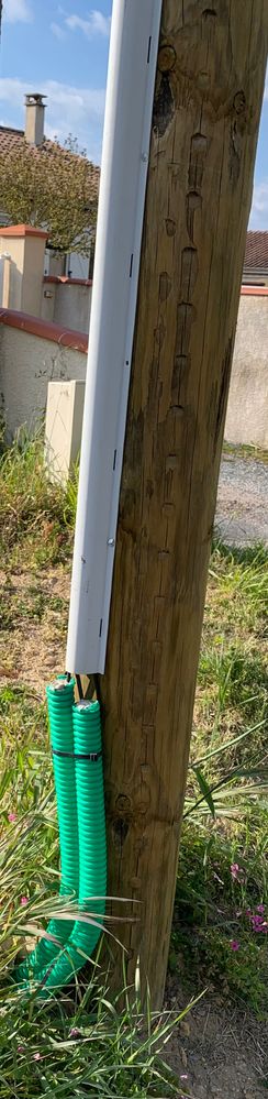 Gaine jusqu’au sous sol