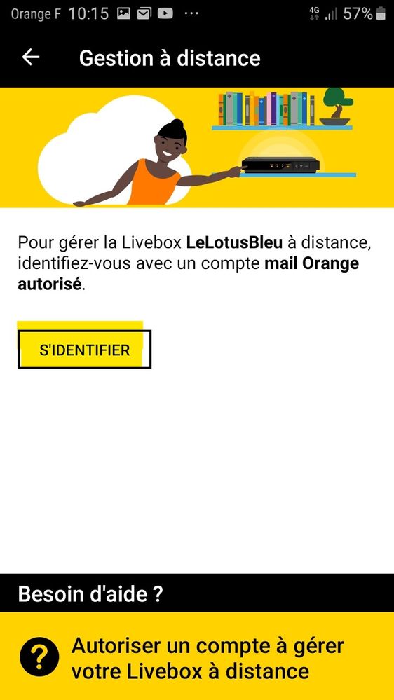 2 - Cliquer sur s'identifier