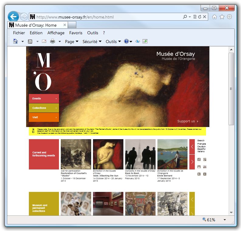 Musée d'Orsay - Accueil