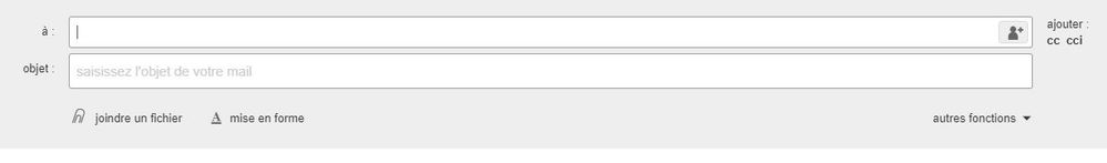 Écran pc pour écrire un mail