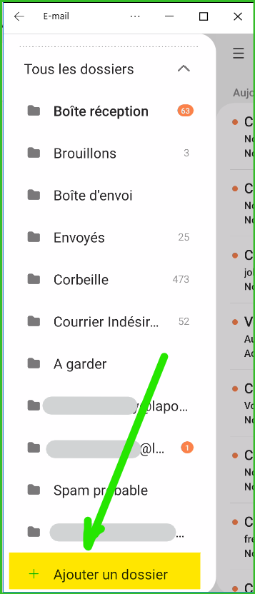 2 - Ajouter un dossier