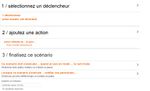 Exemple de scénario action décallée