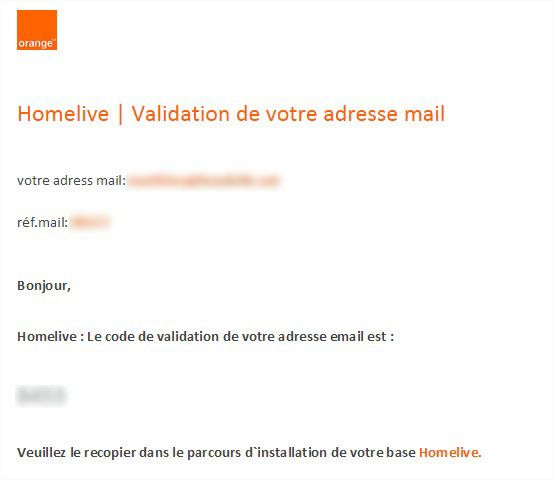 Validation email