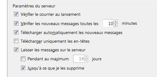 Thunder - règles de conservation