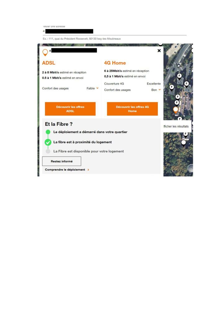 Mon adresse chez Orange