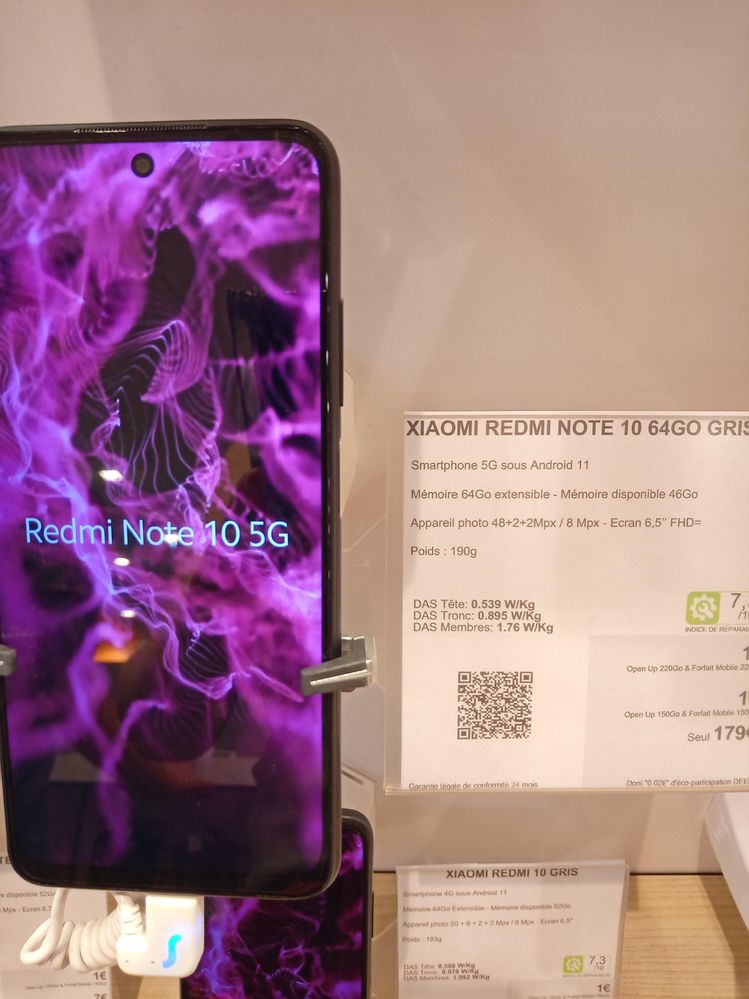 XIAOMI REDMI NOTE 10