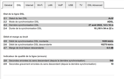 info système 6 septembre 2022