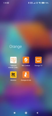 Accès direct à l'appli...