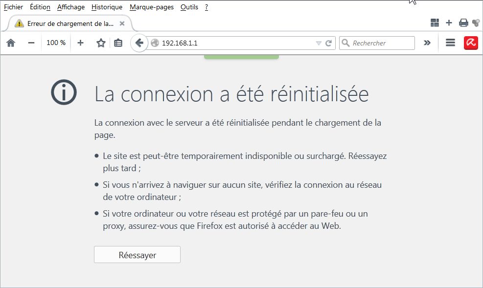 Résolu : Admin Livebox inaccessible - Communauté Orange