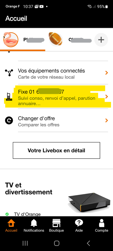 1 - Accueil faire défiler jusque là - le fixe
