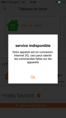 service indisponible iOS