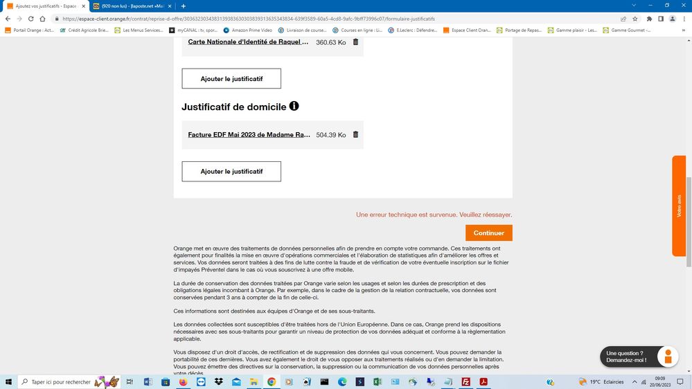 Erreur technique systématique lors de la saisie du formulaire de reprise de l'offre d'un proche décédé.jpg