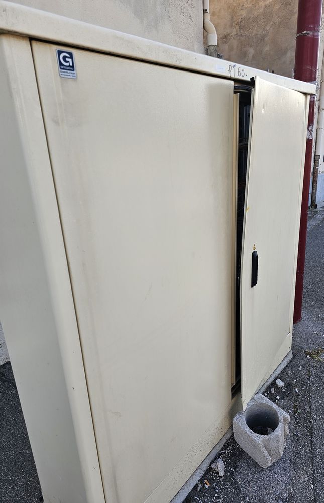 Etat de l'armoir avant intervention