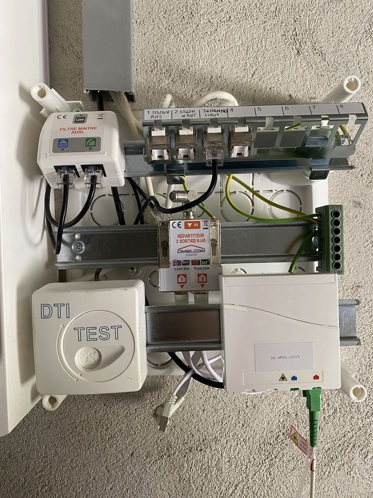 Branchement livebox 5 fibre sur rj45 Communauté Orange