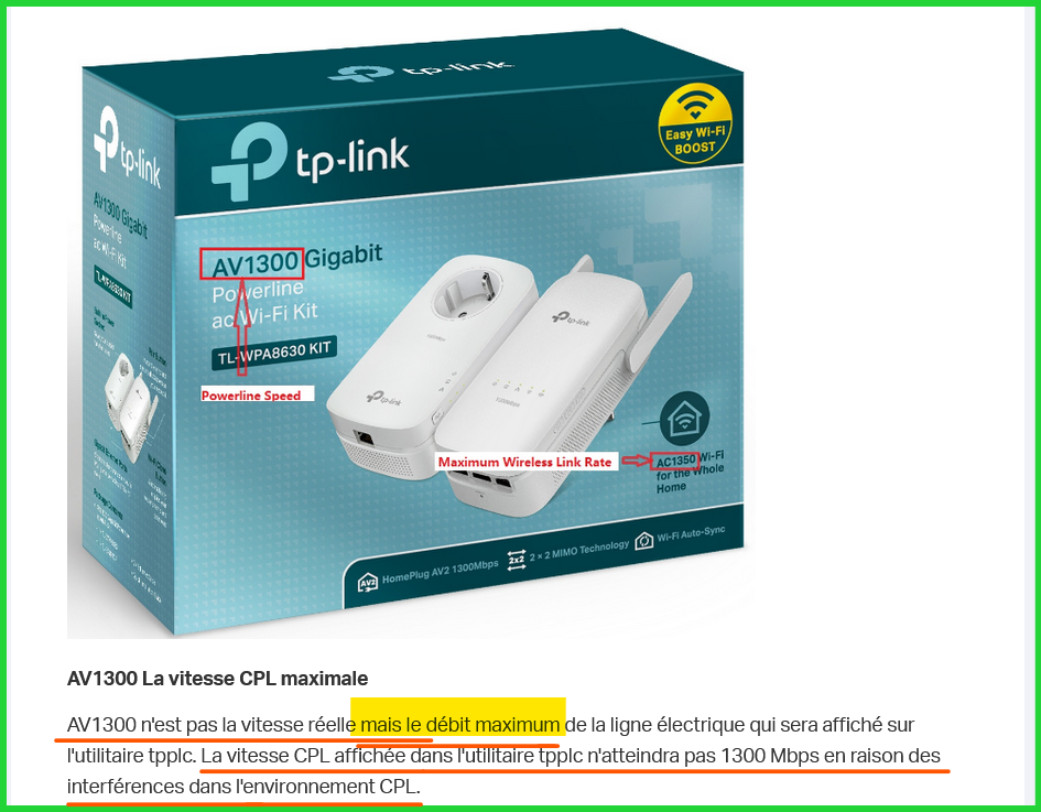 Ceci reste vrai quelque soit le fournisseur du CPL